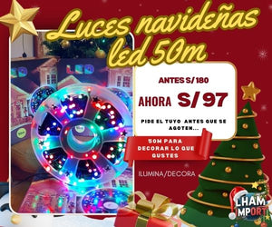 LUCES NAVIDEÑAS LED 50m